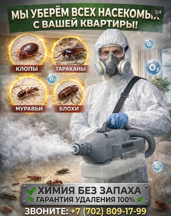 Дезинфекция без запаха