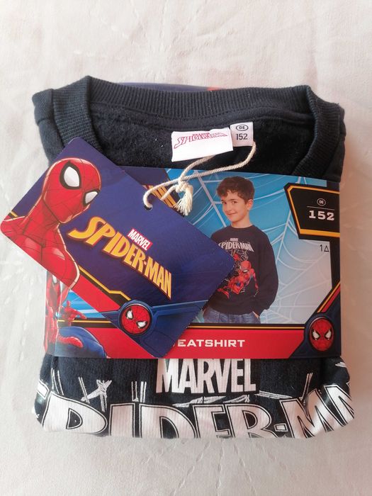 Детска лицензирана блуза Спекдермен. 100% памук.