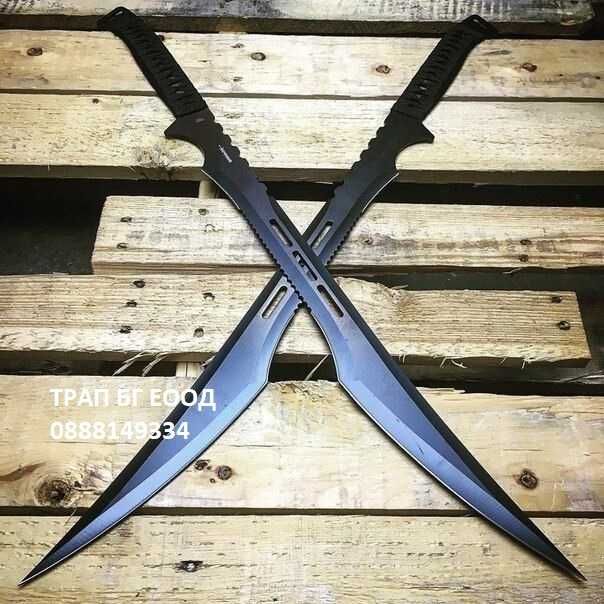 Катана Меч Два броя комплект SW-36 Katana с калъф Нинджа Мачете