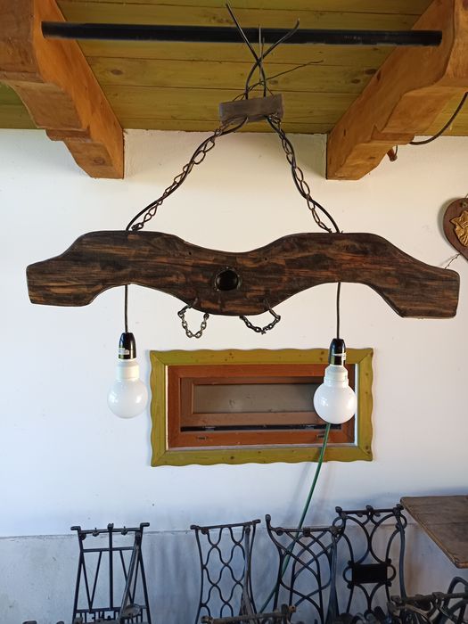 Lampa , lustra din jug boi/vite