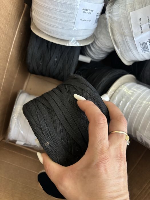Lot elastic diverse mărimi alb și negru 200 lei 25 de buc‼️disponibil 4 loturi