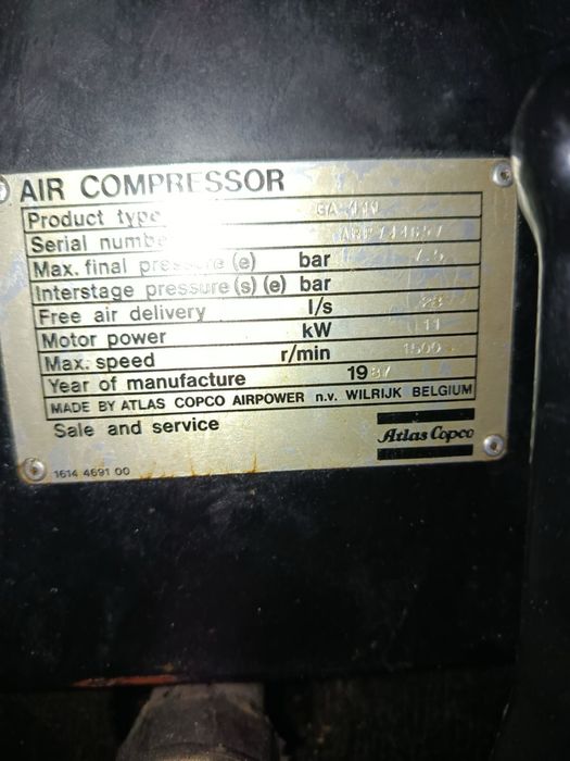 Компресор atlas copco + изсушител keiser