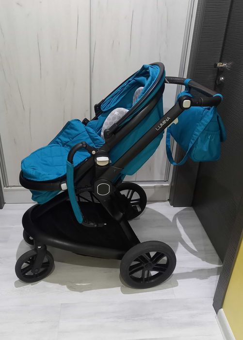 Бебешка количка 2 в 1 Lorelli Lumina Dark Blue