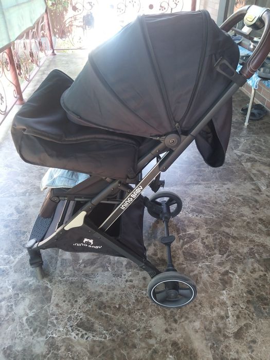 Коляски INING BABU черная и серая
