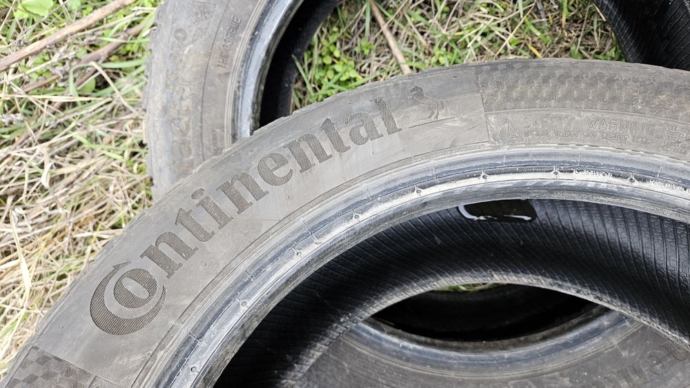 2бр като нови гуми 205 55 16 дот24 континентал continental
