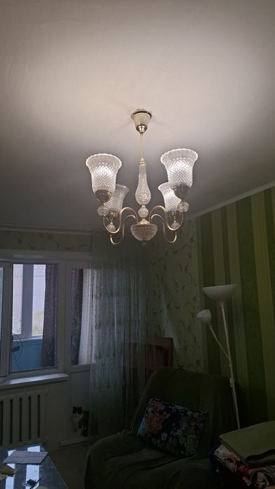 Люстра,сделанная под хрусталь