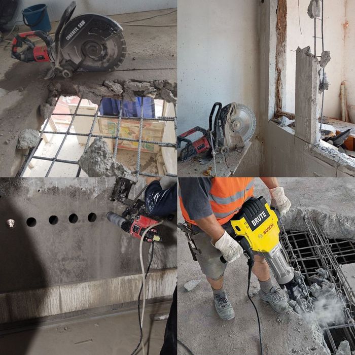 Услуги Алмазний бурения сверления Алмазное бетона резка перфоратор