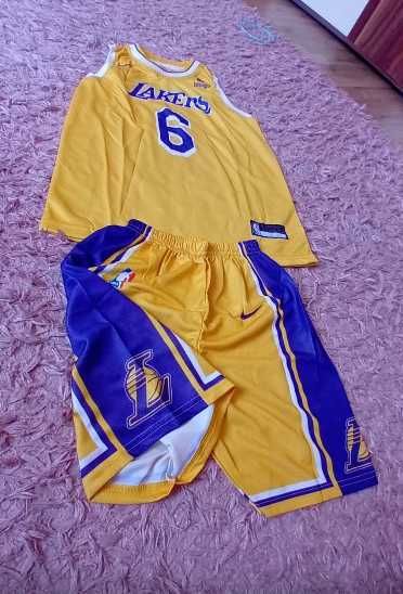 Чисто нов оригинален екип на Los Angelis Lakers - LeBron James