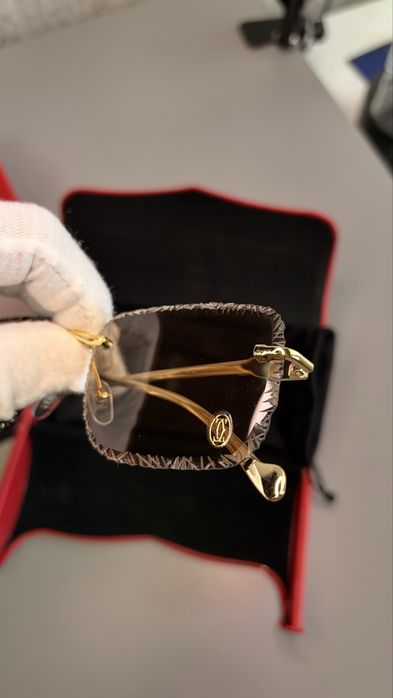 Cartier Diamond Cut-кафяви