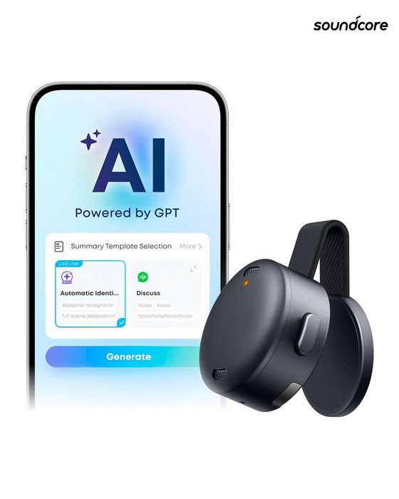 AI Диктофон Anker Soundcore Work