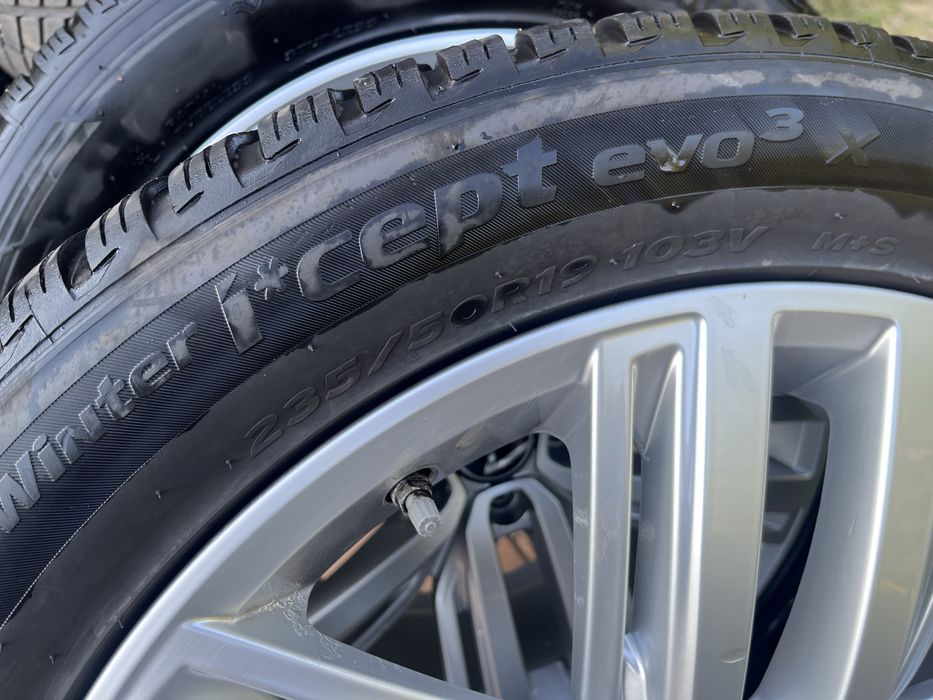 Jante 5x112 R19 VW Tiguan/Passat/Audi/Skoda Anvelope 235/50/19 Hankook 2024,Senzori presiune roti inclusi
