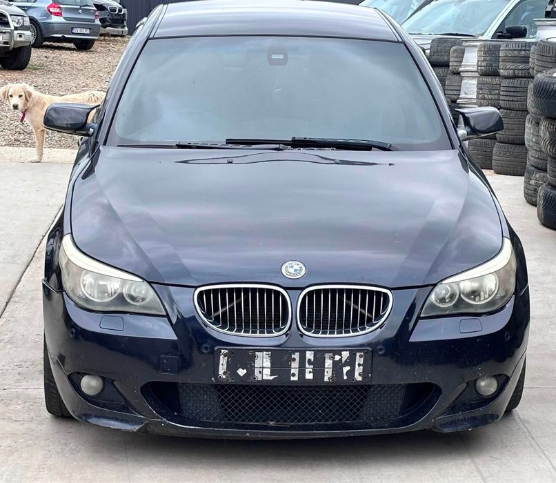 Dezmembrez BMW 530d E60 3.0D 231cp,automat,M PACK,Navigatie mare,Interior recaro incalzit,Plafon negru M,jante Spyder style 172 M