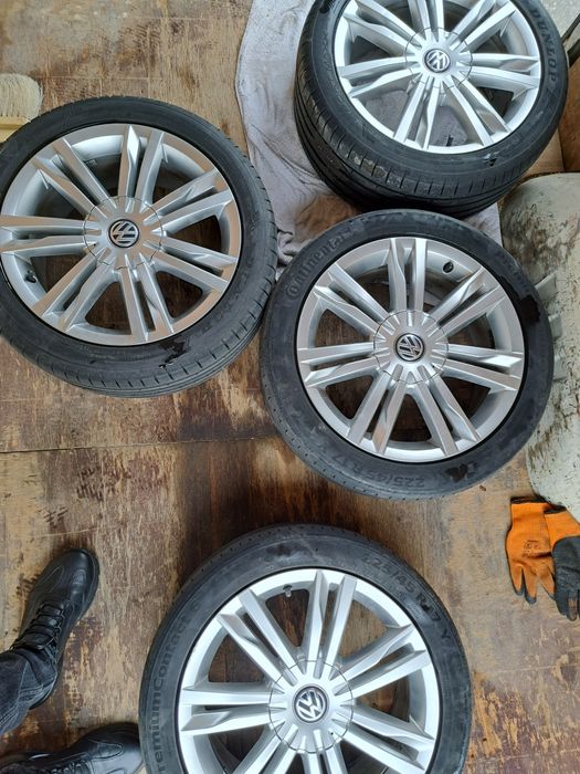 Jante vw 245/45 R17  cu anvelope