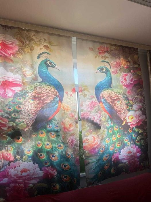 занавески шторы павлин