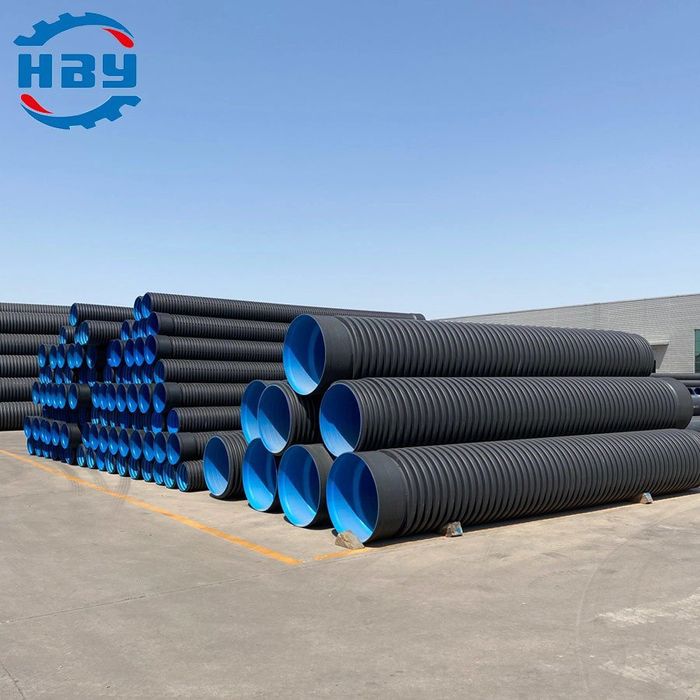 Гофра труба гофрированная полиэтиленовая канализационная канализация