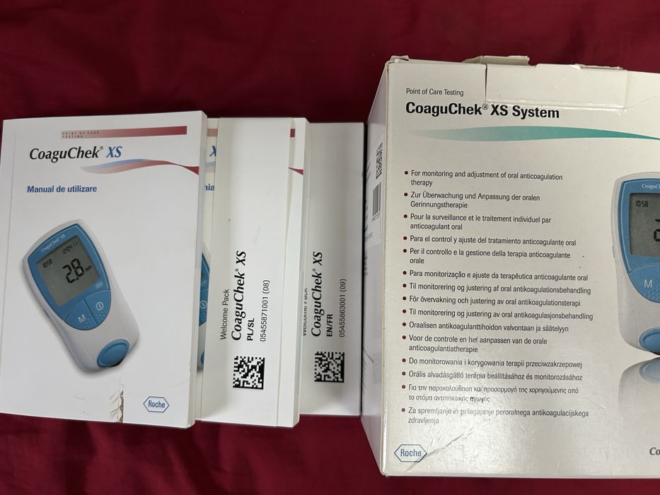 Aparat masurare INR, Roche CoaguChek XS