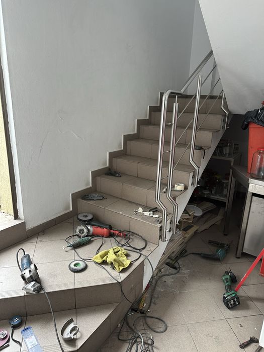 Balustrade inox /fier forjat