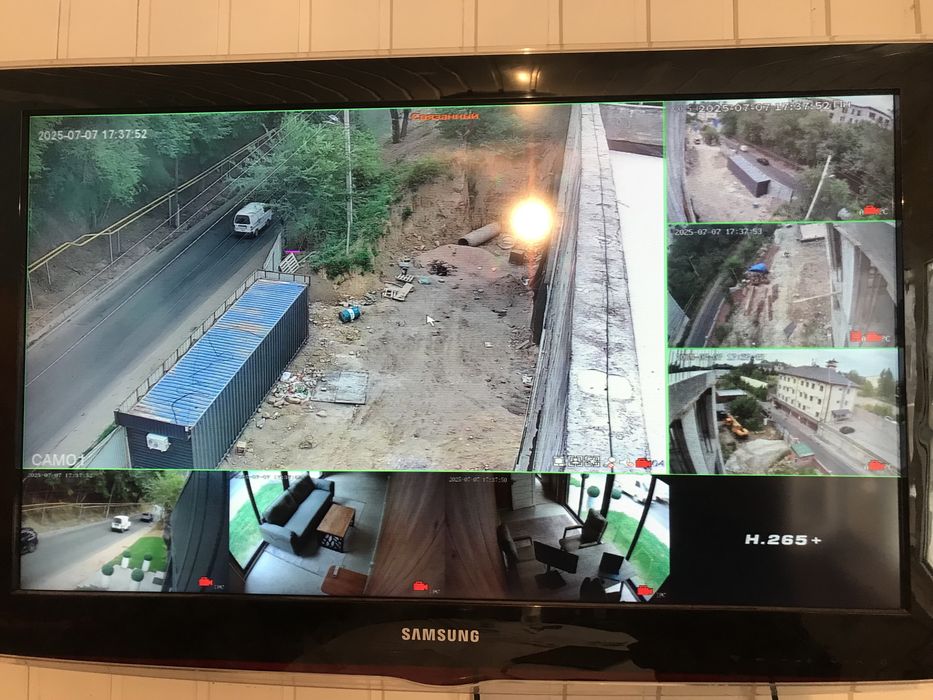 Установка камер видеонаблюдения