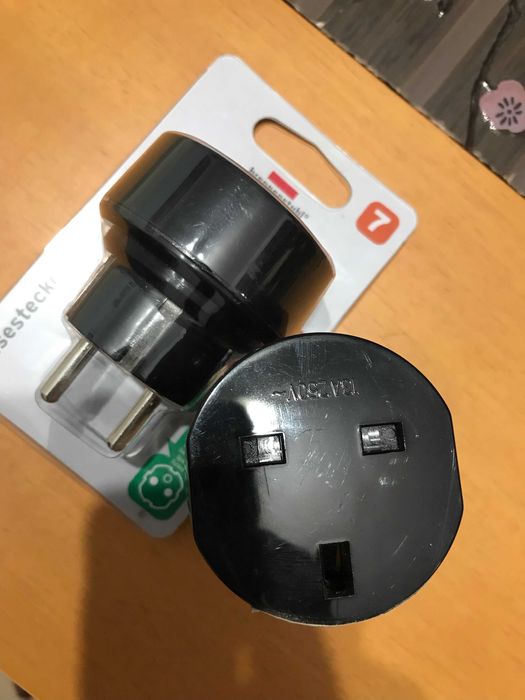 Немски Адаптер/преходник UK/шуко Br/7 UK към EU