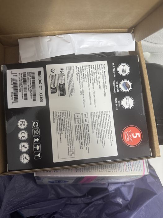 Vând SSD M.2 NVMe PCIe 4.0 – 2TB, model X740, nou sigilat