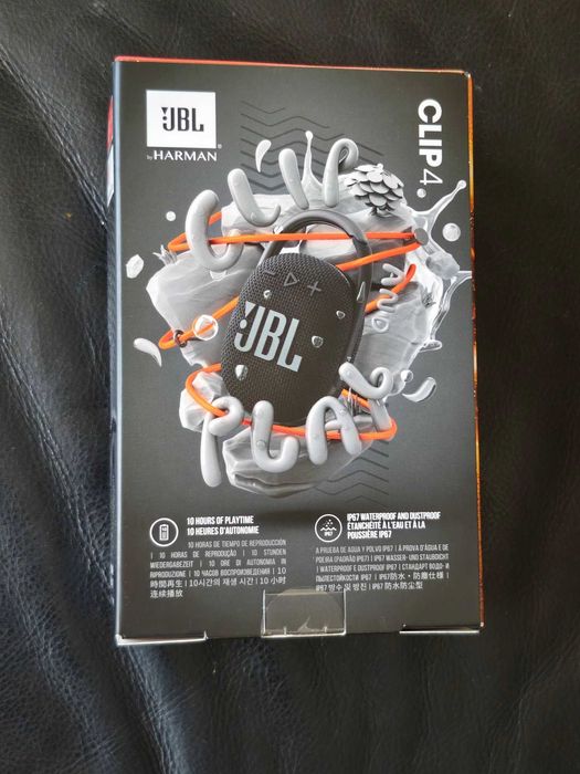 нова JBL Clip 4 безжична Bluetooth тонколонка