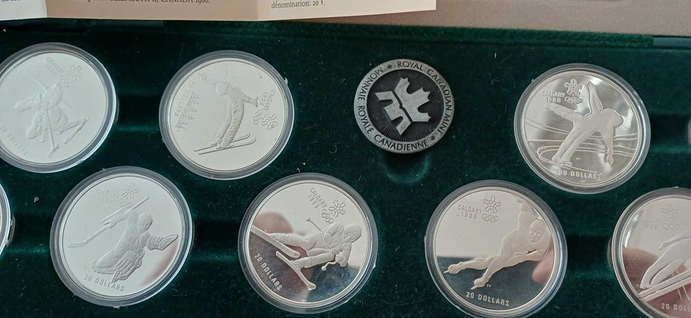 Сребърни монети - Олимпийски игри Калгари 1988 година