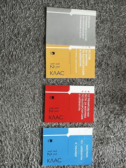 Чисто нови помагала за подготовка на зрелостници за нво по български