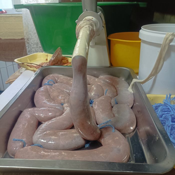 Домашняя печёночная колбаса