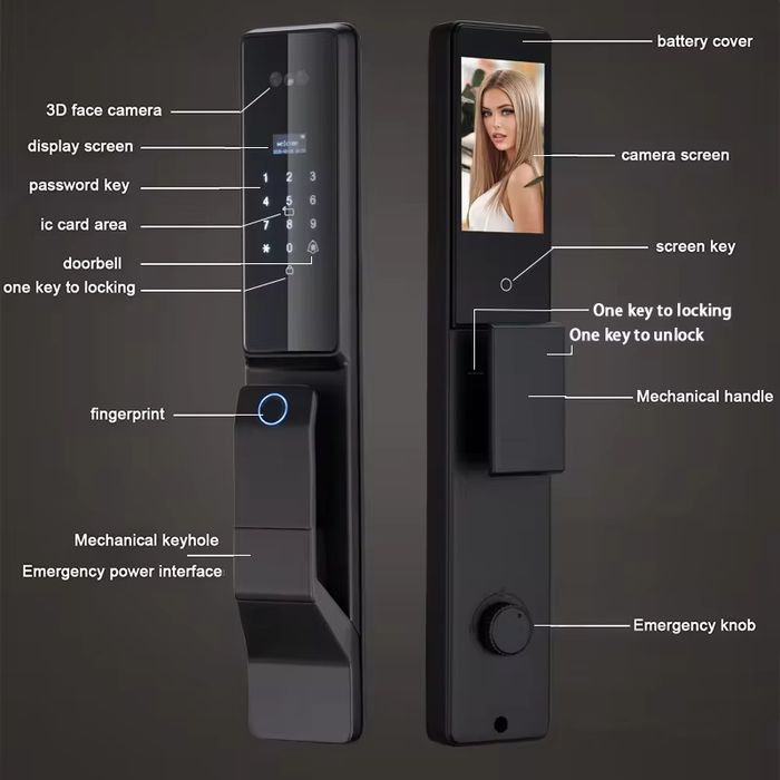 Smart Door Lock Tuya APP Electronic Digital Smart door lock