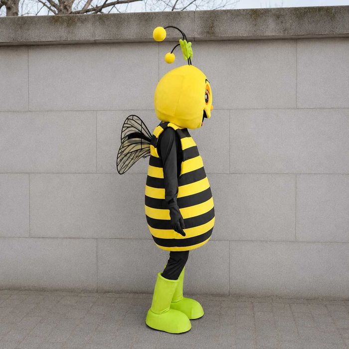 Costum Mascotă Albină Profesională, Mascotă Bondar, Costum Personaj pentru Evenimente, Petreceri și Promovări