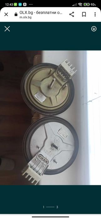 2бр.-нагревателнa плочa за котлони и печки-нови и реотан за фурна нов