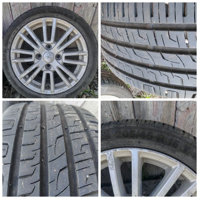 Jante auto aliaj Mitsubishi+1 roata rezervă mercedes