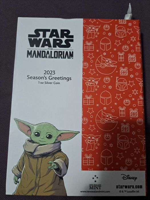 Редки сребърни монети от 1 унция - Рик и Морти и Мандалориан