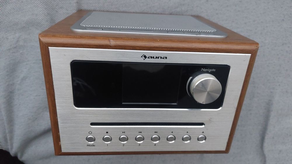 Auna silver cube radio internet