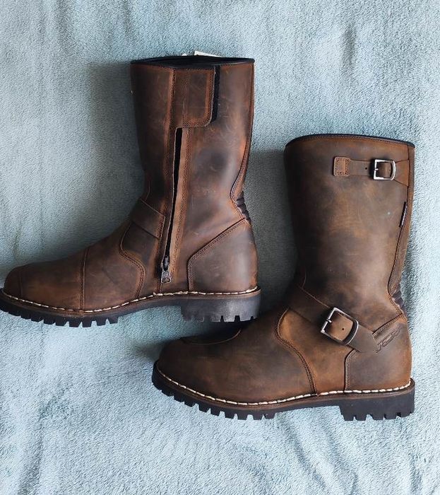 Cizme moto TCX piele naturala mărime 45 NOI