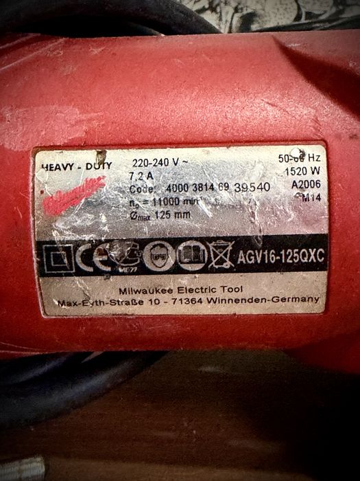 Masina de frezat bosch gof 1300 ace si polizor unghiular milaaukee