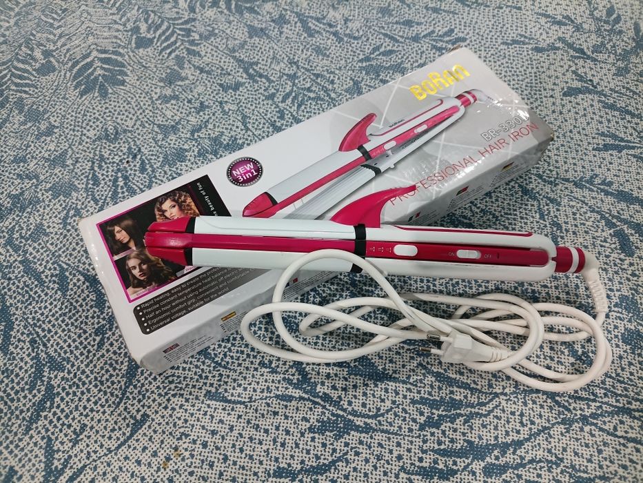 Шашқа арналған утюжок 3 іn 1