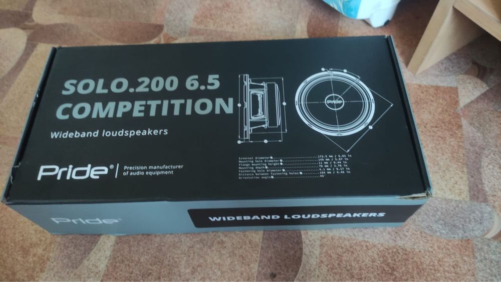 Динамики Pride solo 200 6.5