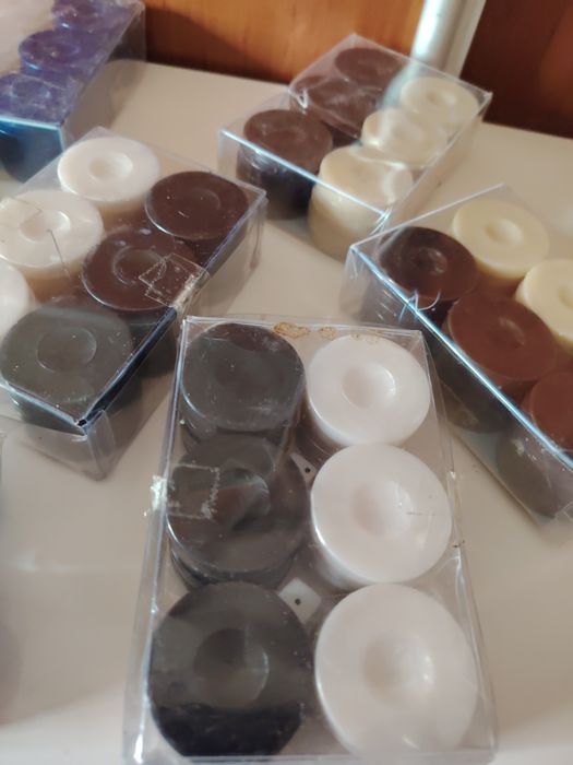 Пулове за табла, плътни и зарчета. Комплект