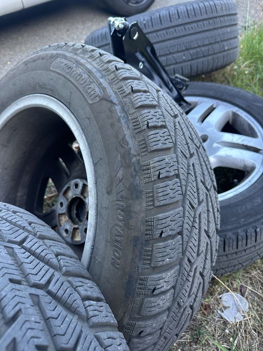 Jante vw 5x130 touareg cu anvelope 255 55 18