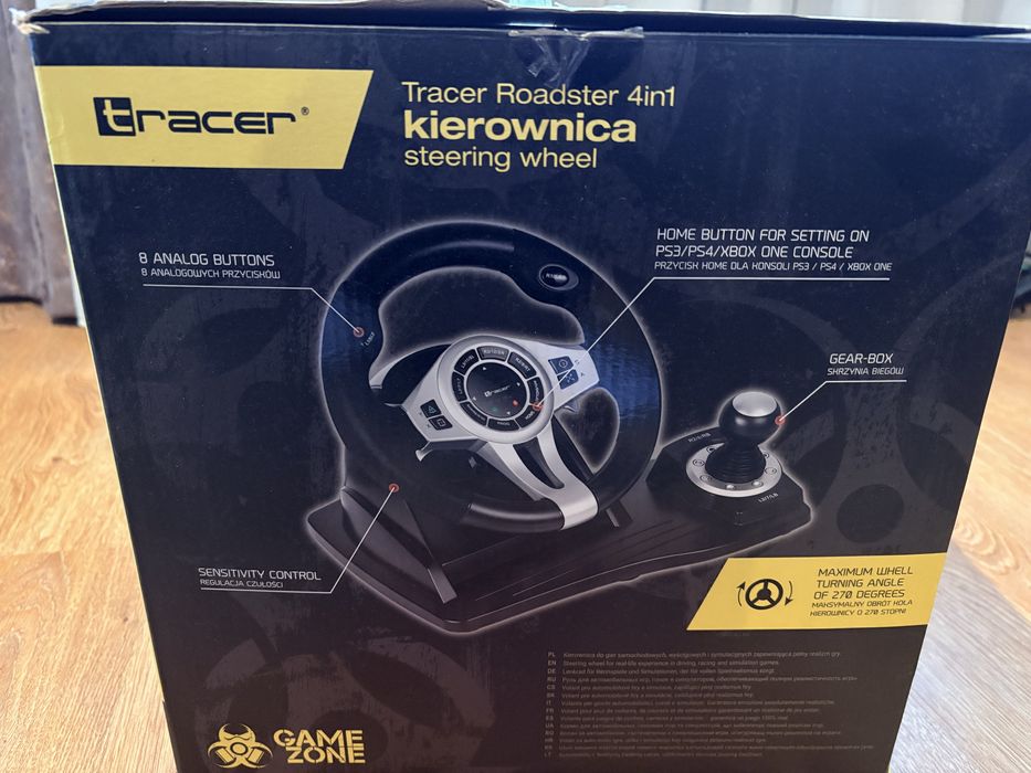 Гейминг волан с педали tracer за ps4/ps3/pc/xbox one