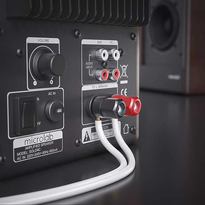 18m Cablu audio profesional pentru boxe 2x2.5 mm
