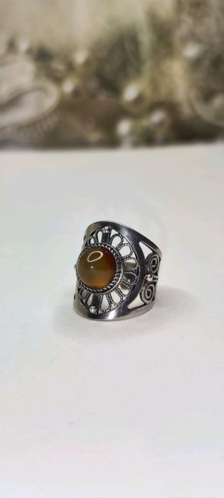 Винтажное серебряное кольцо.