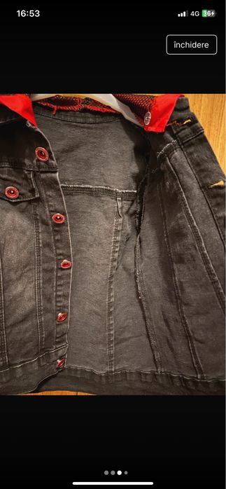 Geaca din denim pentru baieti