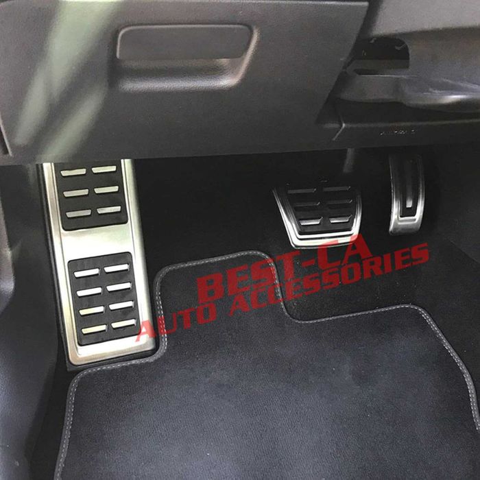 Set ornamente INOX sport pedale automata pentru Audi, VW, Seat, Skoda
