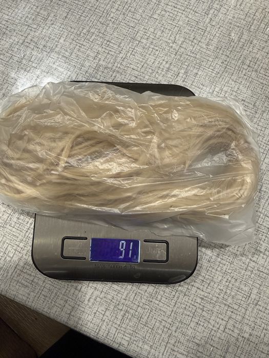 Волосы блонд хвост б/у