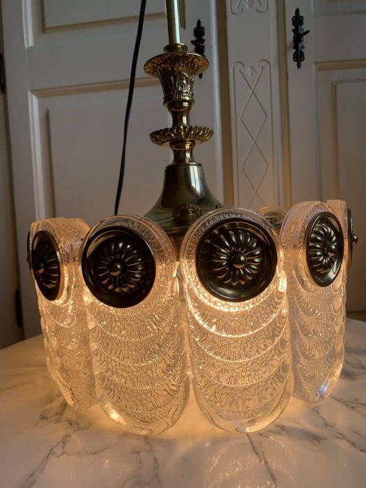 Mid century lustra candelabru