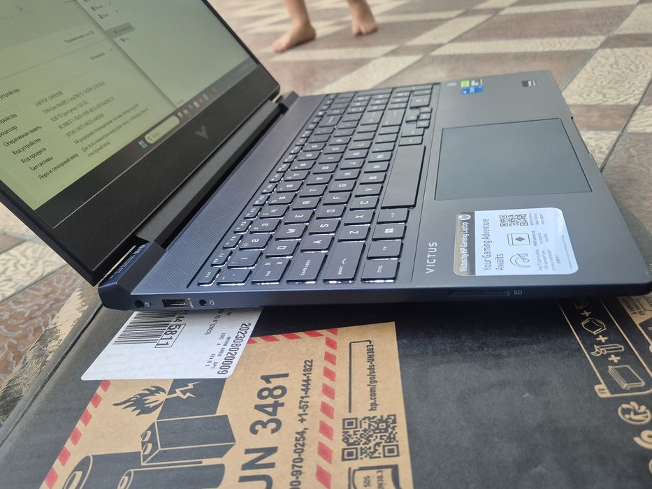 Мощный Игровой ноутбук HP Victus i5 13420H 8/512 RTX 3050 6Gb