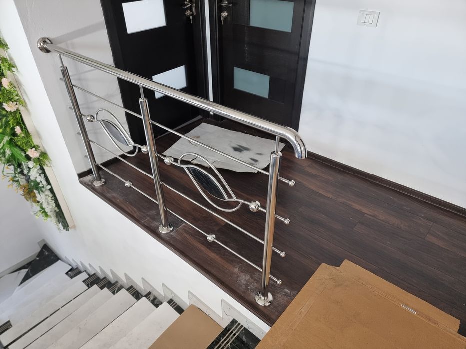 Balustrade inox/modele cu lemn