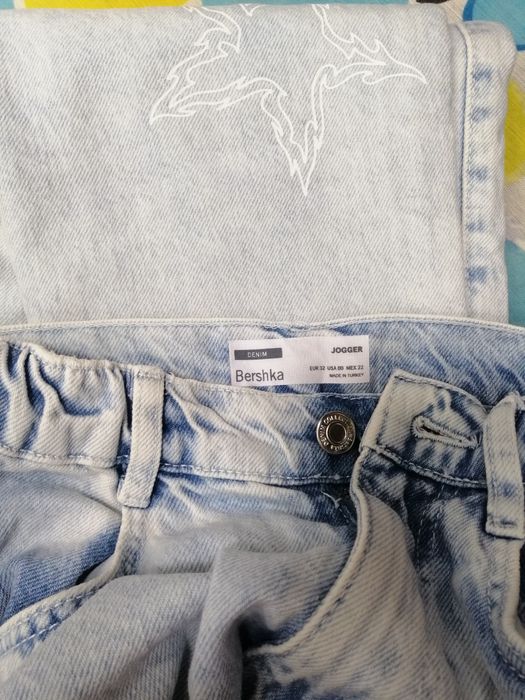 Джинсы Bershka denim jogger